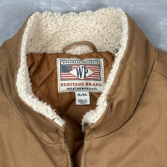 NWT WP Weatherproof Men's Workwear Vest in XL Sherpa Collar *Flawed* - Picture 3 of 6